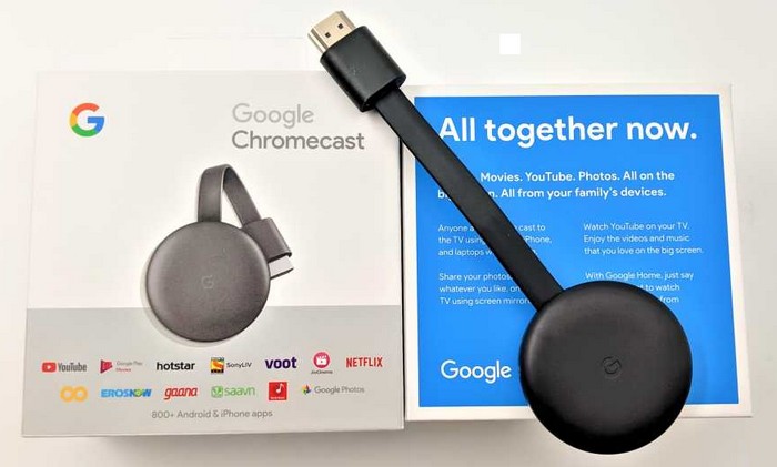 [VENTA] Google ChromeCast 3 era Generacion 1080P Integracion con Google Home Comandos por voz Gc302