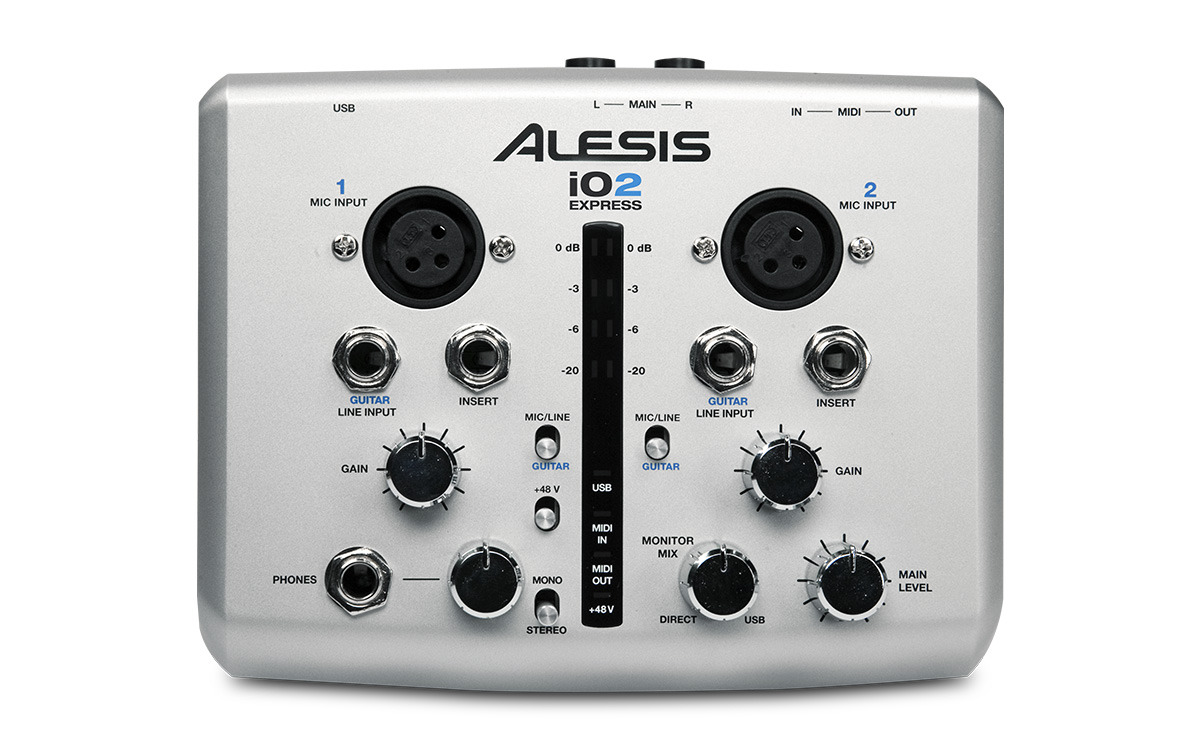 [VENTA] Placas de sonido USB Profesional M-AUDIO M-Track 2x2M Alesis iO2 Express en AS Ioexpress02